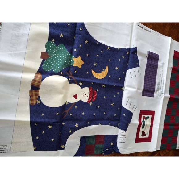 Kids' Christmas Vest DreamSpinners Fabric Panel Pattern Cut & Sew Size XS -L - Picture 6 of 7